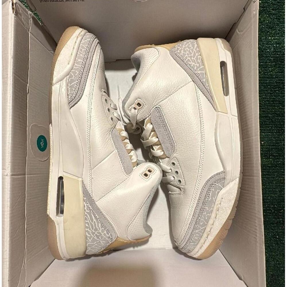 Jordan Retro 3 Craft Ivory Size 13